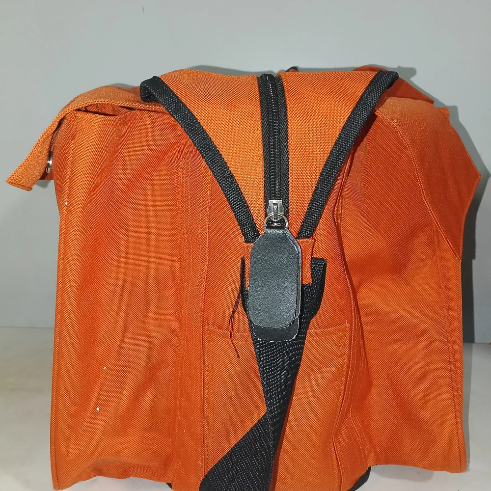 Eagle Good to Go Yarn & Craft Organizer Bag - Orange Canvas - Multi-Pocket.